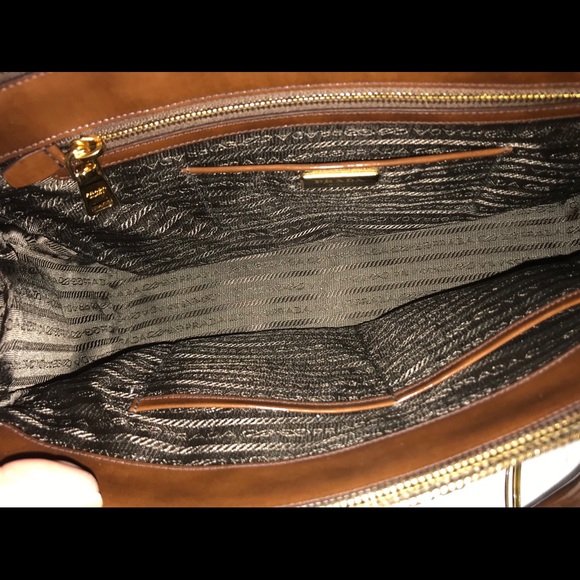 PRADA Tobacco Fume Spazzolato handbag - Picture 7 of 7